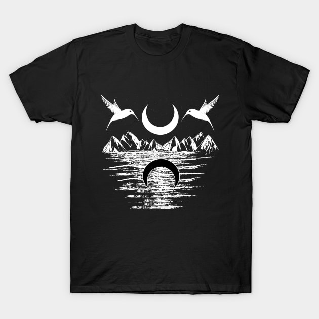 Moon Reflection T-Shirt by MysticMoonVibes